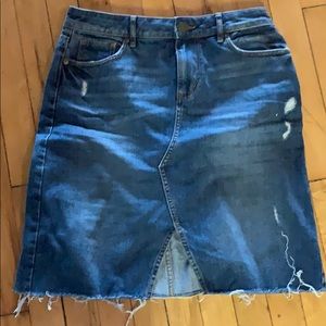 Ann Taylor loft denim skirt